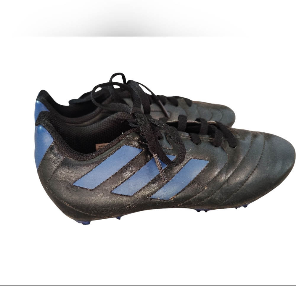 Adidas Boy's Black and Blue Soccer Cleats